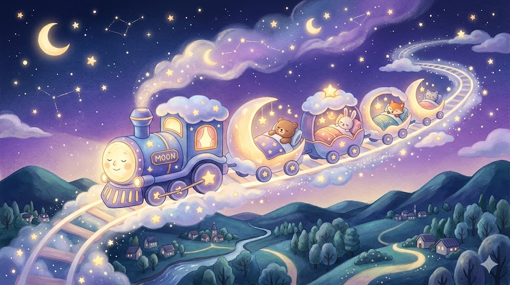 Sleepy Moon Train 封面
